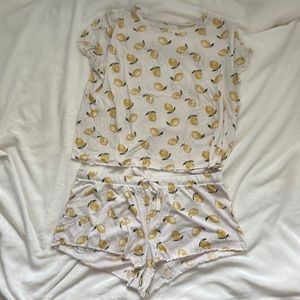 Lemon print Lauren Conrad PJs